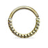 Grooved Continuous Ring Continuous Rings 16g - 5/16" diameter (8mm) Golg