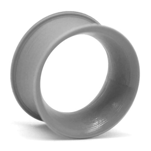 Grey Skin Eyelets by Kaos Softwear Plugs 6 gauge (4.1mm) GY - Grey