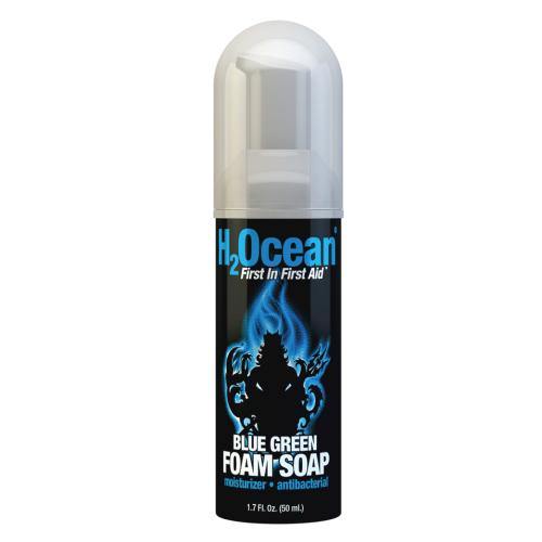 Blue Green Foam Soap by H2Ocean Aftercare 1.7oz Pump Bottle 