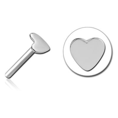 Heart Stainless Threadless End Replacement Parts  