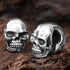 Human Skull Brass Weights Ear Weights  