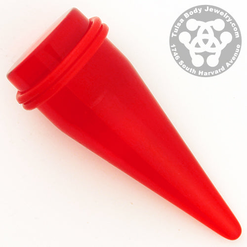 Jumbo Acrylic Tapers Tapers 7/16 inch (11mm) Red