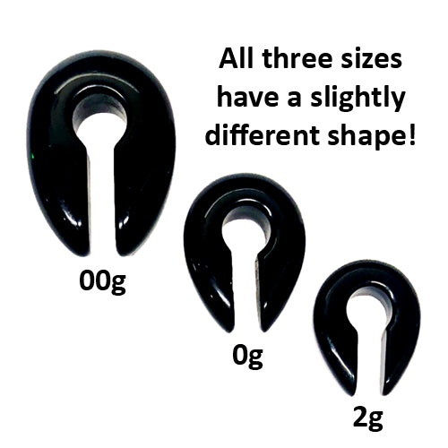 Golden Obsidian Keyhole Ear Weights Ear Weights  