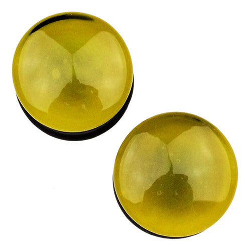 Candy Plugs by Glasswear Studios Plugs 1 inch (26mm) Lemon