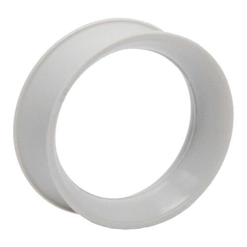 6g Light Grey Skin Eyelets by Kaos Softwear Plugs 6 gauge (4.1mm) LG - Light Grey