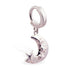 Moon & Stars Dangle by TummyToys Belly Ring  