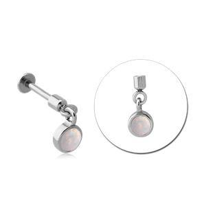 16g Stainless Opal Cartilage Dangle Cartilage  