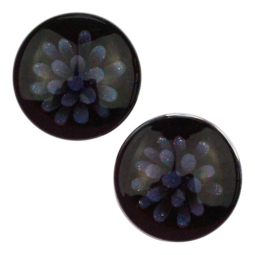 Koosh Plugs by Glasswear Studios Plugs 1/2 inch (13mm) Purple