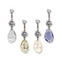 Swarovski Radiolarian Titanium Belly Dangle Belly Dangles 14g - 3/8" long (10mm) Clear