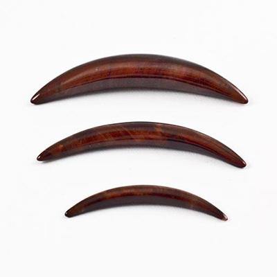 Red Tigers Eye Septum Tusk by Oracle Body Jewelry Septum Tusks 8 gauge (3mm) Red Tigers Eye