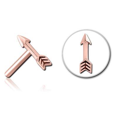 Arrow Rose Gold Threadless End Replacement Parts 2.8x9.5mm Rose Gold