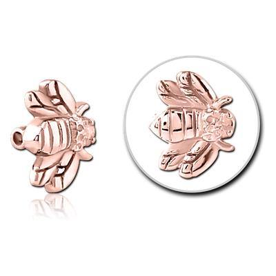 Rose Gold Honeybee Replacement Bead Replacement Parts 4mm Rose Gold