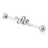 14g Snake Industrial Barbell Industrials 14g - 1-1/2" long (38mm) Stainless Steel