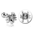 Itsy Bitsy Spider Stainless Cartilage Barbell Cartilage 16g - 5/16" long (8mm) Stainless Steel