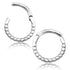 Beaded Hinged Segment Ring Hinged Rings 16g - 5/16" diameter (8mm) Stainless Steel