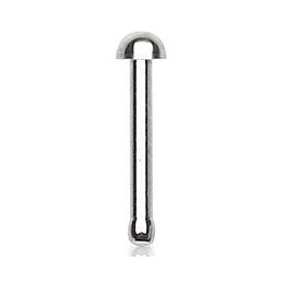 Dome Stainless Nose Bone Nose 20g - 1/4" wearable (6mm) Stainless Steel