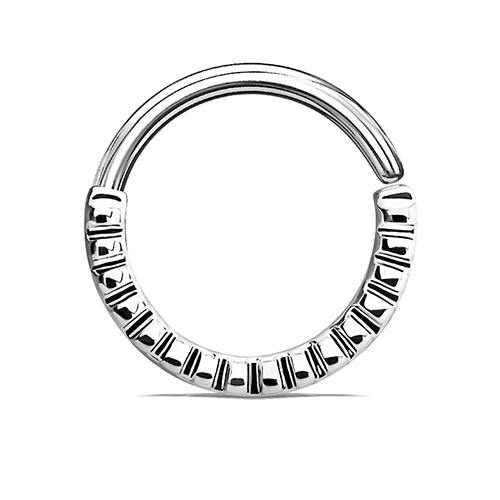 Grooved Continuous Ring Continuous Rings 16g - 5/16" diameter (8mm) Stainless Steel