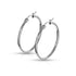 Round Hoop Stainless Earrings Earrings 20g - 35mm diameter Stainless Steel