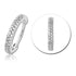 16g Jewelled CZ Stainless Hinged Ring Hinged Rings 16g - 5/16" diameter (8mm) Clear
