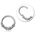 Rope & Ball Stainless Hinged Ring Hinged Rings 16g - 5/16" diameter (8mm) Stainless Steel