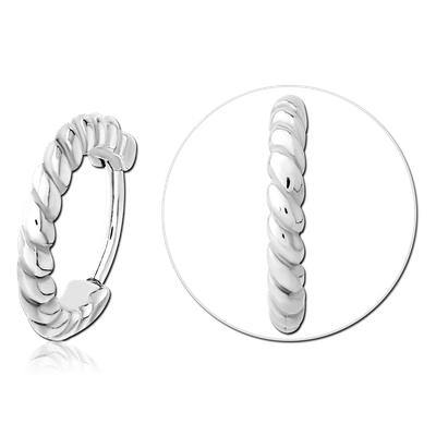 Rope Stainless Hinged Ring Hinged Rings 16g - 5/16" diameter (8mm) Stainless Steel