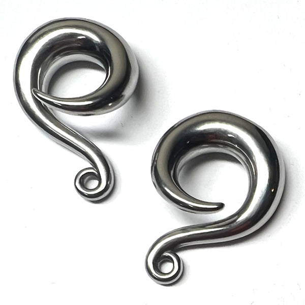 DIY Stainless Steel Coils Ear Weights 6 gauge (4mm) Stainless Steel