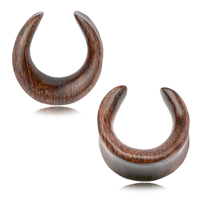 Tamarind Wood Saddle Spreaders Plugs 1/2 inch (12mm) Tamarind Wood