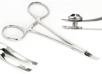 Surface Anchor Thin Dermal Forceps Tools Stainless Steel 
