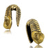 Trilobite Brass Weights Ear Weights 5/8 inch (16mm) Yellow Brass