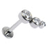 16g Triple CZ Titanium Labret Labrets 16g - 1/4" long (6mm) Right