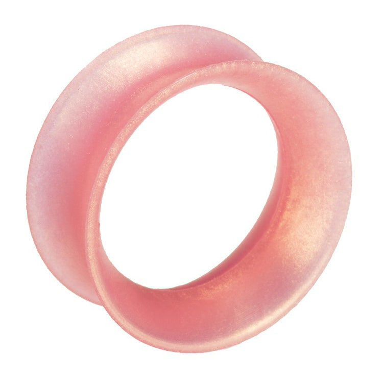 Vintage Pink Pearl Skin Eyelets by Kaos Softwear Plugs 6 gauge (4.1mm) PI - Vintage Pink Pearl