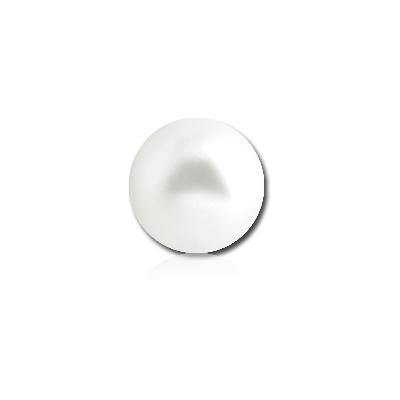 Synthetic Pearl Replacement Beads (2-pack) Replacement Parts 3mm diameter White