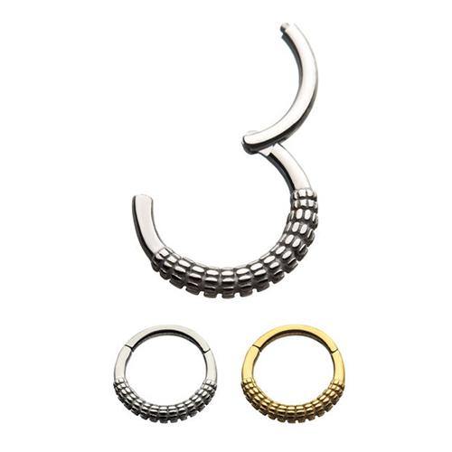 Wire Hinged Segment Ring Hinged Rings 16g - 5/16" diameter (8mm) Stainless Steel