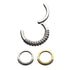 Wire Hinged Segment Ring Hinged Rings 16g - 5/16" diameter (8mm) Stainless Steel