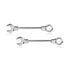 Wrench Stainless Nipple Barbells Nipple Barbells 14g - 3/8" long (10mm) Stainless Steel
