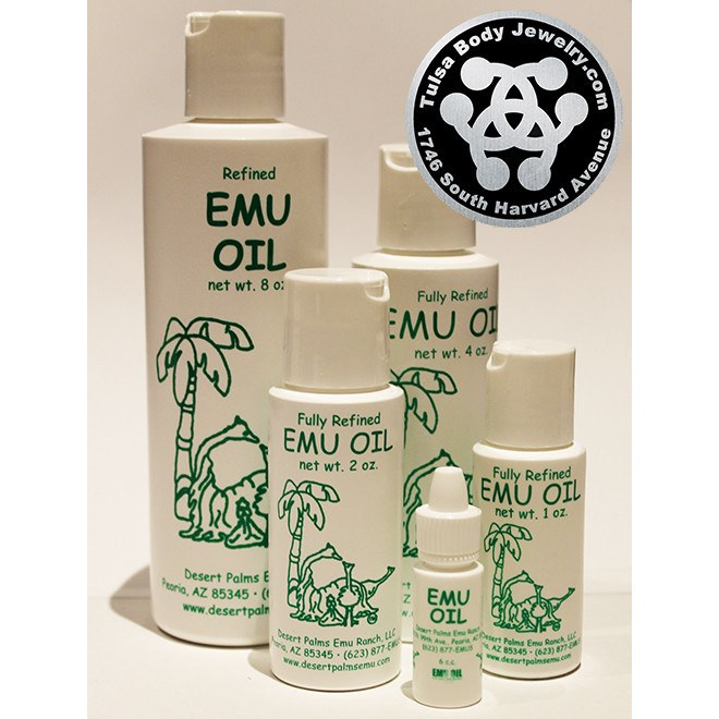 Emu Oil by Desert Palms Emu Ranch Aftercare 6cc bottle (dropper top) 