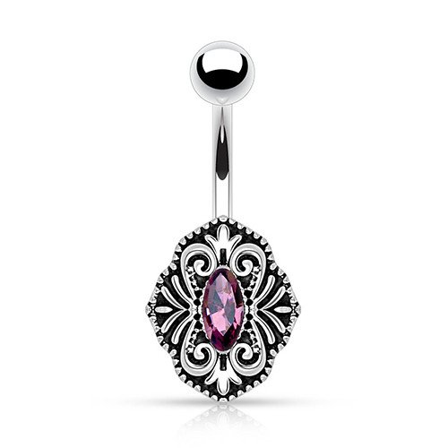 Brooch Marquis CZ Belly Ring Belly Ring  
