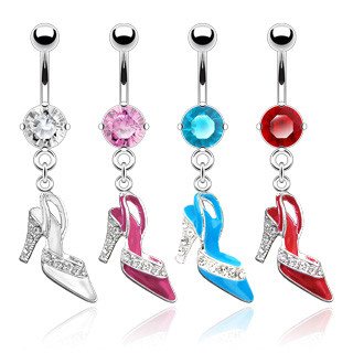 High Heel Belly Dangle Belly Ring  