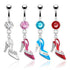 High Heel Belly Dangle Belly Ring  
