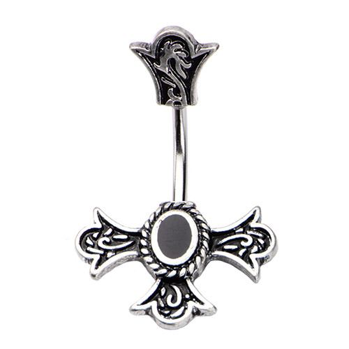 Inverted Cross Belly Ring Belly Ring  