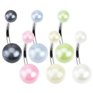 Synthetic Pearl Belly Ring Belly Ring  