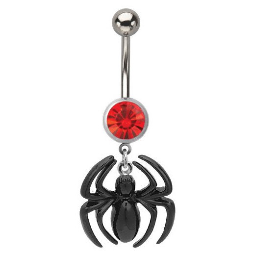 Spiderman Belly Dangle Belly Ring  