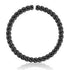 18g Braided Black Continuous Ring Continuous Rings 18g - 1/4" diameter (6mm) Black