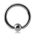18g Titanium Captive Bead Ring Captive Bead Rings 18g - 1/4" diameter (6mm) - 3mm bead High Polish