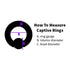 Captive Ring w/ Rubber Bead Captive Bead Rings  