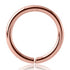 18g Rose Gold Continuous Ring Continuous Rings 18g - 1/4" diameter (6mm) Rose Gold