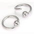14g Stainless Fixed Bead Ring Fixed Bead Rings  