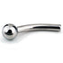 16g Threadless Curved Barbell Post by NeoMetal Replacement Parts 16g - 1/4" long (6.4mm) - 3mm ball High Polish Titanium