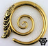 Large Temple Spirals by Oracle Body Jewelry Ear Weights  