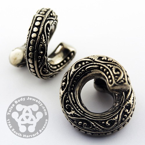 Ornate Coils by Evolve Jewelry Ear Weights  